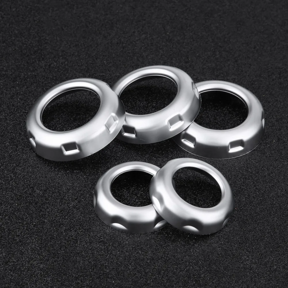Car Volume & Air Conditioning Knobs Button Trim Cover for Land Rover