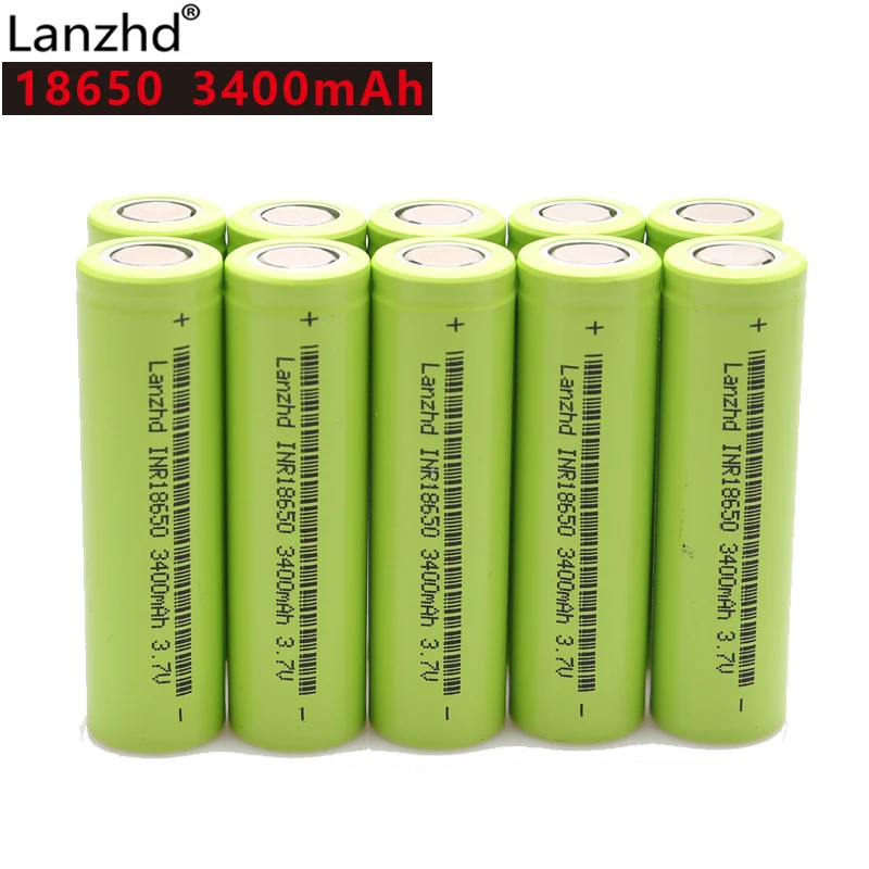 Tanie Nowy 18650 3.7V 3400mAh oryginalny INR18650 akumulator litowo jonowy 30a prąd o dużym napięciu akumulator do laptopa zasilanie mobilne notebook (10 40)