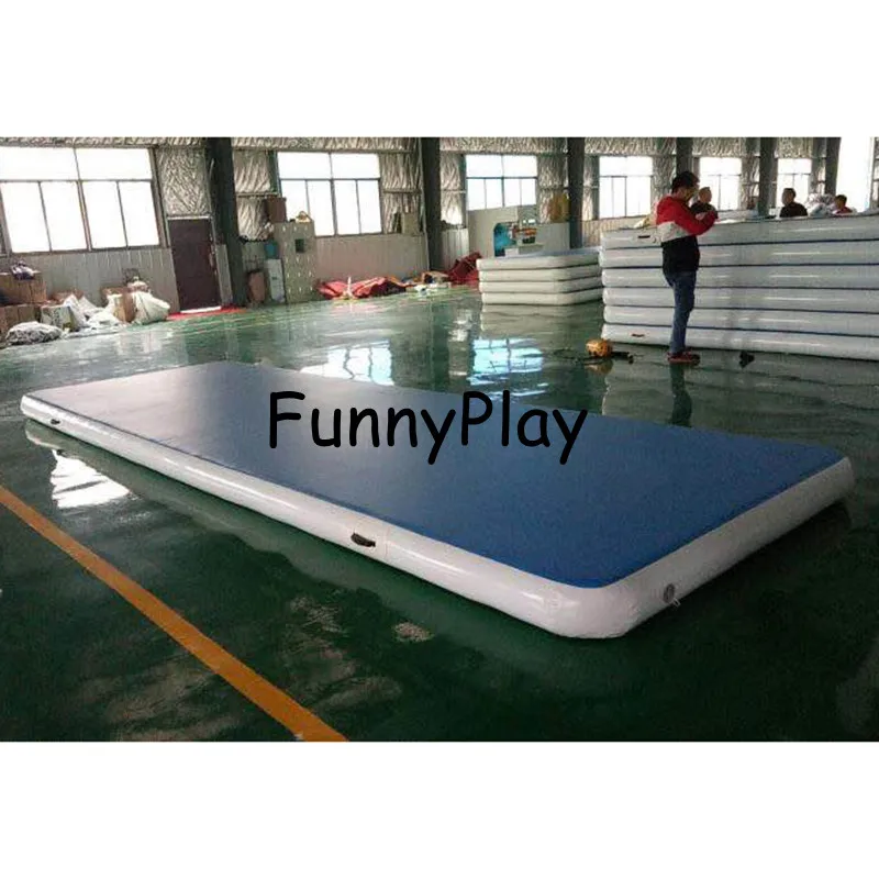 Hiking Park and Water Beach KNOWSTAR Inflatable Gymnastics Tumbling Mat Air Floor Air Track Training Board for Home Use 
