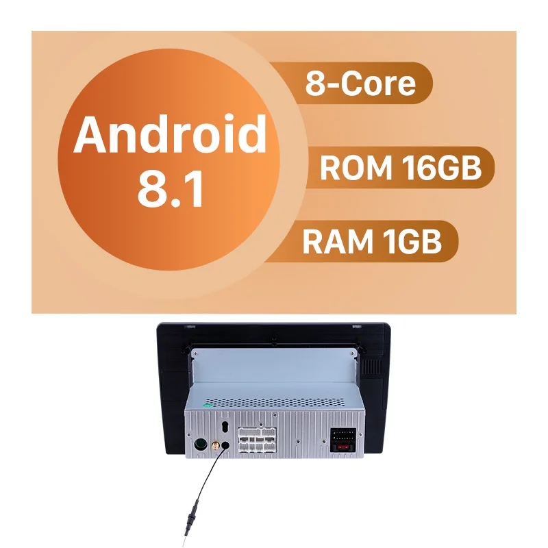 Harfey четырехъядерный 10,1 дюймовый автомобильный радиоприемник gps навигация Android 8,1/7,1 для HONDA CITY RHD поддержка 1080P 3g wifi - Цвет: Android 8.1