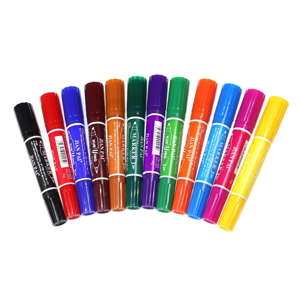 Conjunto de Voar Bimoo Novo Cores Amarrando Marcador Permanente Rápido Seco Voar Streamer Barrado Coloração Pesca Equipamento Acessórios 12 - 8 Cheap Ferramentas de pesca