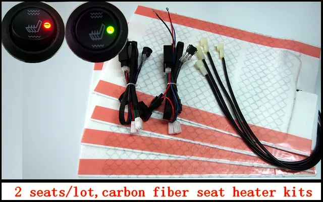2 seats/lot, carbon fiber seat heated pads, carbon fiber car seat ... 2 seats/lot, carbon fiber seat heated pads, carbon fiber car seat ...