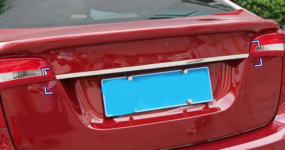 for VOLVO S60 S60L XC90 XC60 V60 V40 S80 S80L  Car trunk trunk lid Black Canvas and letters logo  car styling