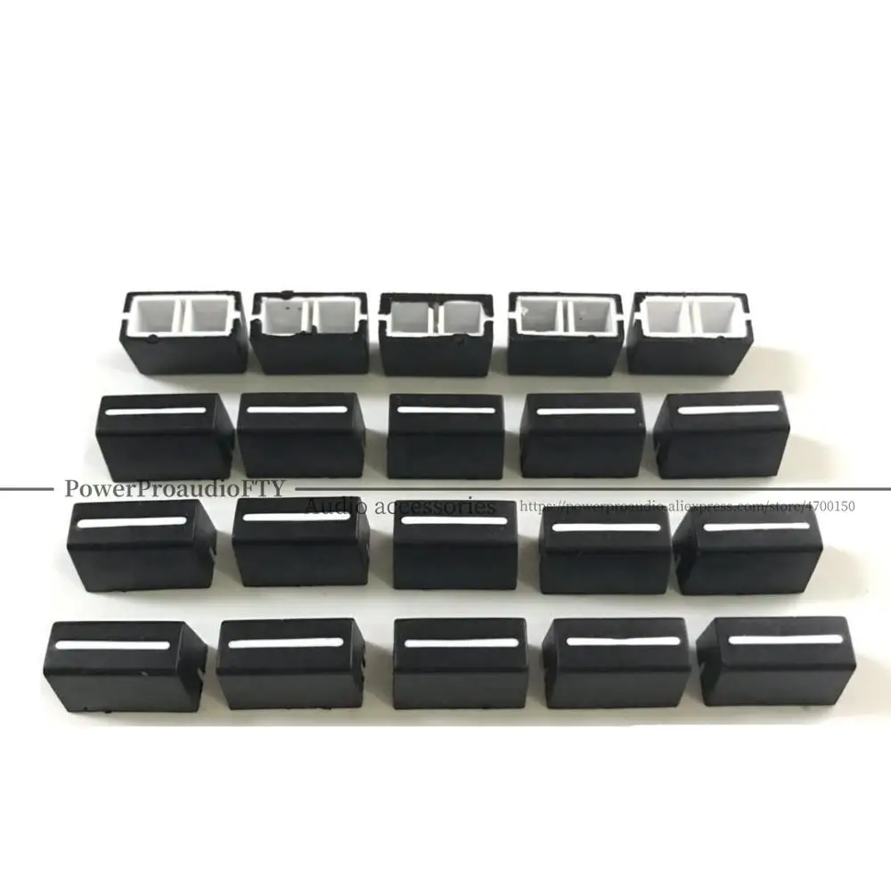 

20pcs/lot Channel Crossfader Fader Cap Knob For RANE 56 RANE TTM56 TTM56S black