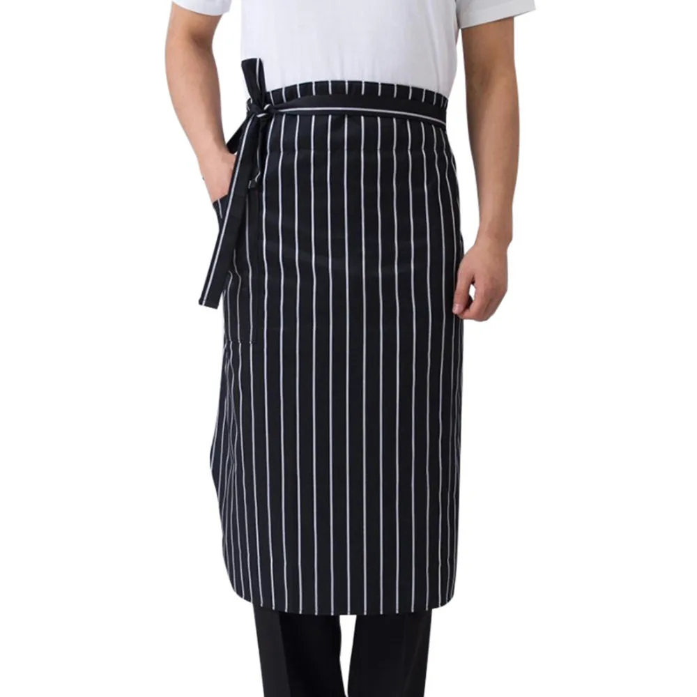 Download 1Pc Unisex Kitchen Cooking Hotel Chef Aprons Uniforms Waist Short Apron Restaurant Waiter Half ...