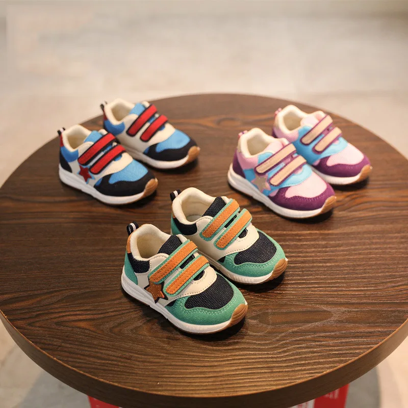 

2017 European fashion Cool sports children sneakers high quality casual running kids shoes Mesh classic baby girls boys shoes