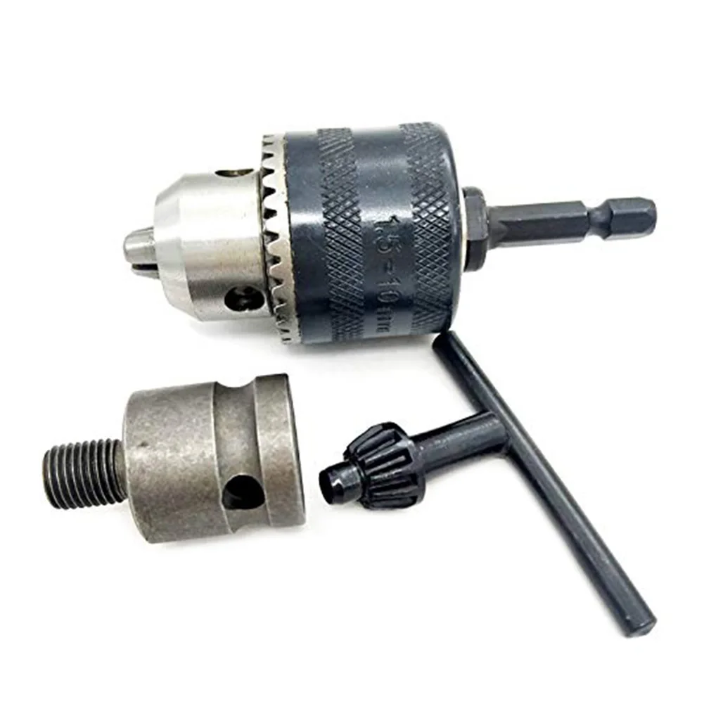 3Pcs/Set 10mm Metal Drill Chuck Adapter SDS Plus Shank Hammer Converter Tools