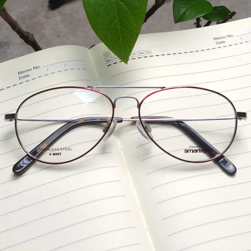 

Designer metal optical glasses frames men women