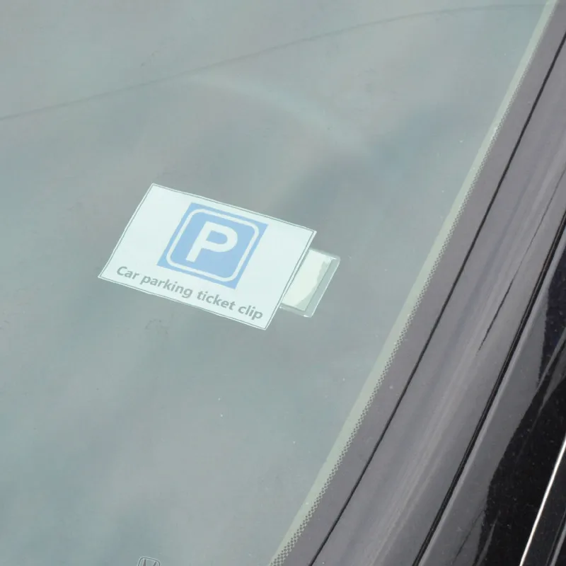 4 шт., автомобильные аксессуары, держатель разрешения на парковку, зажим, стикер, ветровое стекло, окно синхронизации, папка для документов для VW Ford Toyota Kia