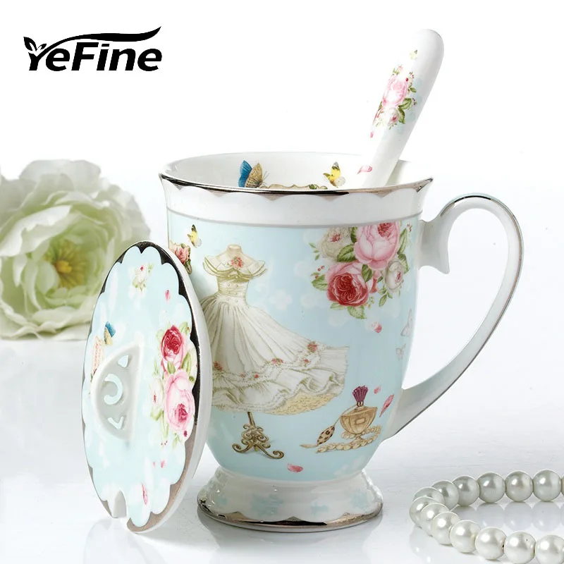 YeFine Высококачественная костяная китайская чайная кружка фарфоровая