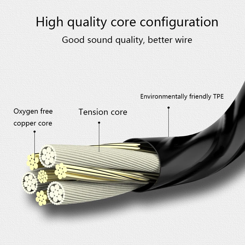 Super Bass Sound Earphone Dual Unit Stereo Wired Headphone earphones with microphone Headset For Computer MP3 Smartphone Samsung (2)