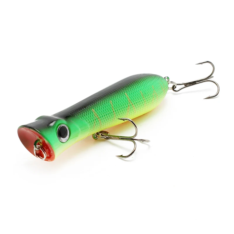 Yuewins 80 مللي متر 11.8g بوبر المتذبذب الصيد إغراء Pesca الاصطناعي الطعم توبواتر الاصطناعي الطعم العائمة Crankbait الكارب بايك TP186