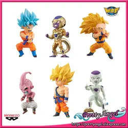 Японии аниме Оригинал Banpresto мира коллекционные рисунок/WCF битва Saiyans Vol.3 Dragon Ball Z игрушка полный набор 6 шт