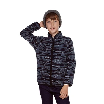 

New Teenager Winter Polar Fleece Camouflage Jacket Outdoor Sport Clothes Boys Kids Cardigan Windproof Breathable Warm Sweater