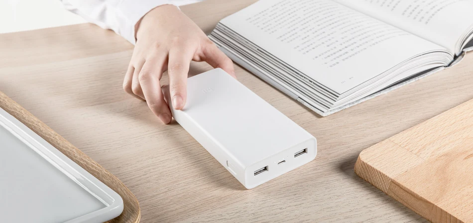 Xiaomi power Bank 2C 18 Вт, высокая емкость, 20000 мА/ч, поддержка QC3.0, двойной USB, быстрая зарядка, портативный внешний аккумулятор, быстрая зарядка