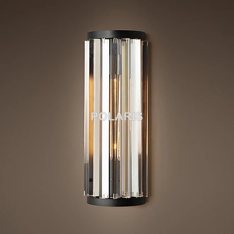 Tomada de Fábrica Luxo do Vintage Iluminação para Casa Arte Decoração Lustre Cristal Arandela Lâmpada Luz Hotel Cama Quarto k9