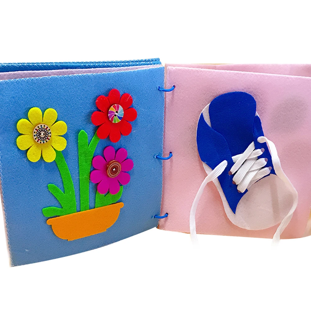 Livro com Anel de Papel Novo Bebê Brinquedos Educação Cognitiva Precoce Quebra-cabeça Pano Crianças Livro História Pequenas Bonecas Macio Silencioso 6 Weddings & Events