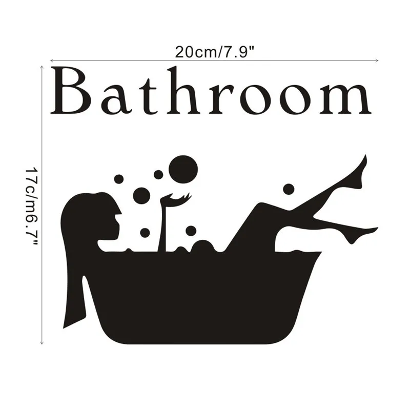 Черный в виде вьющегося стебля с цветами для девочек стены Стикеры в ванную для дверей для дома, душа, ванной комнаты настенный Декор Съемный ПВХ Plane Искусство Виниловые Фотообои - Цвет: type2
