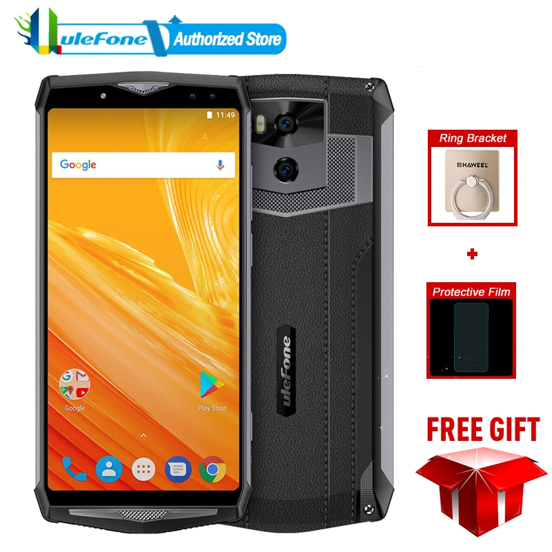 Ulefone power 5 6 0 &quotFHD 4G смартфон MTK6763 Восьмиядерный Android 8 1 ГБ + 64 21 МП 13000 мАч