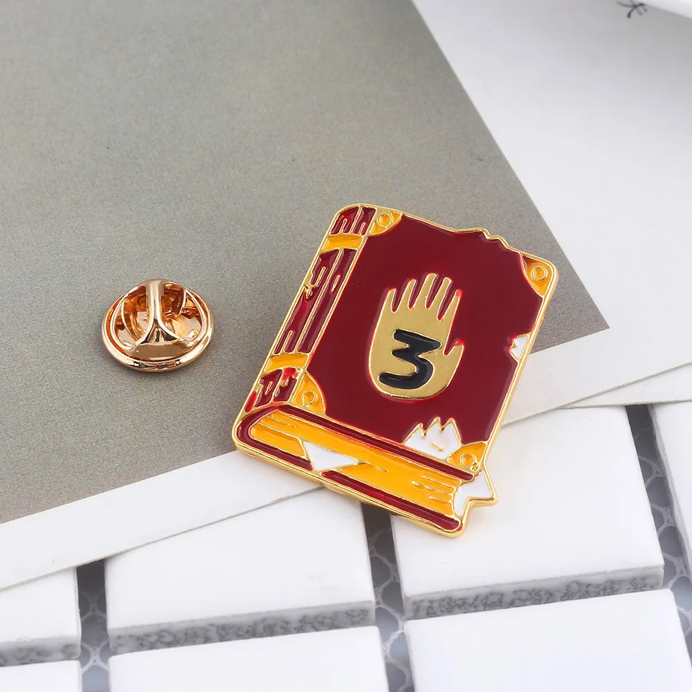 Rongji jewelry Journal 3 Diepsloot дневник брошь с логотипом булавки эмаль для мужчин и женщин