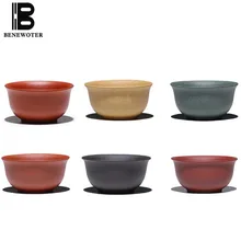 6 шт./лот, фиолетовая глиняная чайная чашка, китайский чайный набор кунг-фу, маленькая чайная чашка, аксессуары для чайной церемонии, домашняя посуда для напитков, Случайная