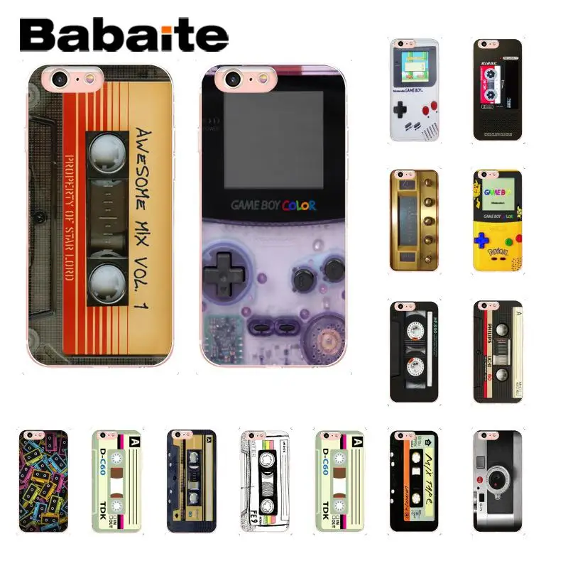 

Babaite retro mix cassette tape volume Camera Custom Photo Phone Case for iPhone X XS MAX 6 6s 7 7plus 8 8Plus 5 5S SE XR 10