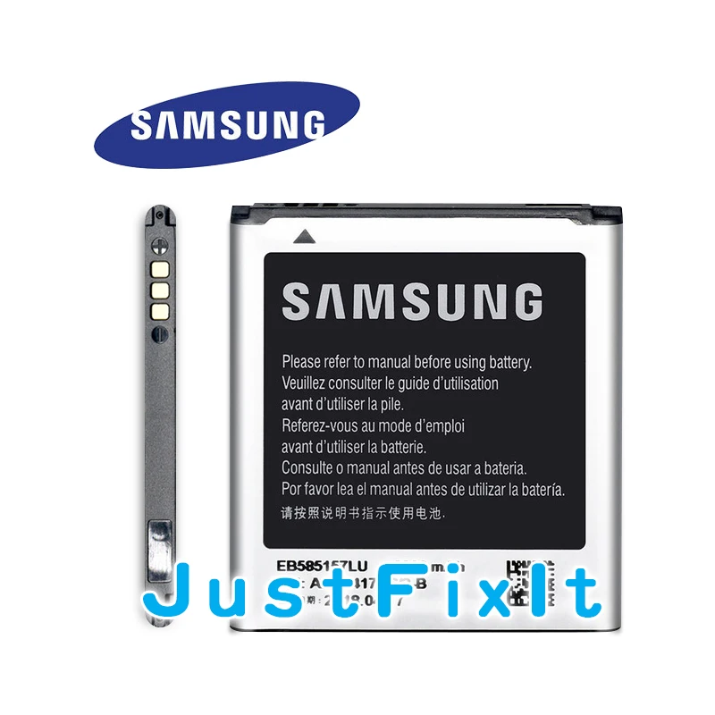 Батарея EB585157LU для samsung GALAXY Beam SM-G130HN J2 i8530 i8558 i8550 i8552 i869 i437 G3589 Win 2000 мА-ч