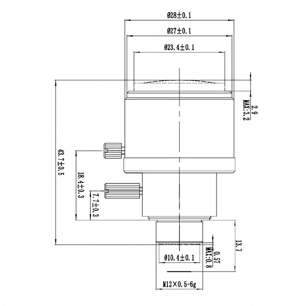 8 мегапиксельная M12 крепление варифокальный 4K объектив для IMX179/317/377/477 экшн/спортивных камер 1/1. 8 дюймов 3,6-11 мм Ручная фокусировка и зум