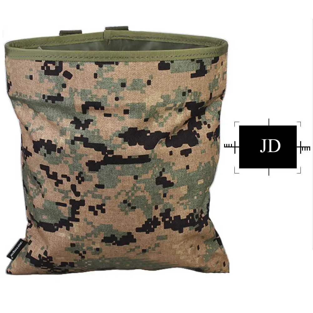 JD EMERSONGEAR Drop pouch тактический мешок для мелочей складной дампа Airsoft военный подсумок сумка мультикам черный чехол EM6032 - Цвет: JD