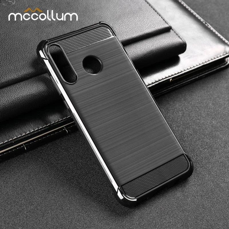 

Phone Cases For Huawei P30 Lite Case Silicone Soft TPU Brushed Carbon Fiber Texture Case Cover For Huawei P30 Lite Housings Bags