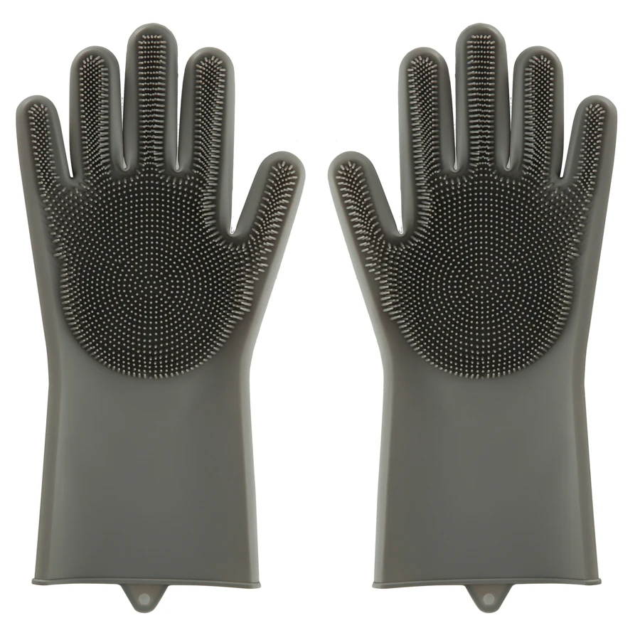 1 пара силиконовых волшебных резиновых перчаток, экологически чистые чистящие губки щетки для мытья посуды хозяйственные перчатки для уборки