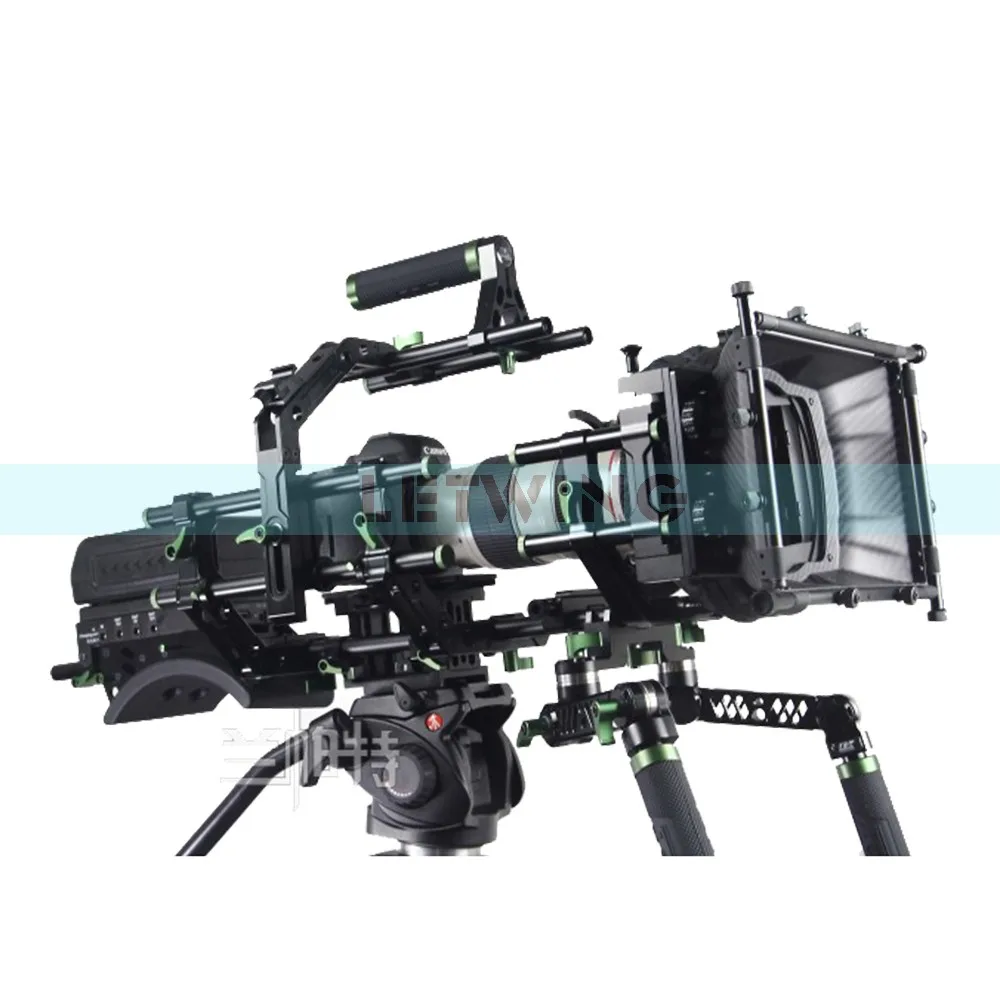 US $2.340.00 Lanparte PK02 Pro DSLR Camera Complete Rig With Monitor Follow Focus Matte Box