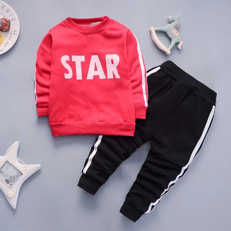 

Spring Autumn Cotton Baby Boys Clothing Set Newborn Kids Long Sleeve Tracksuit Set Toddle Infant Children