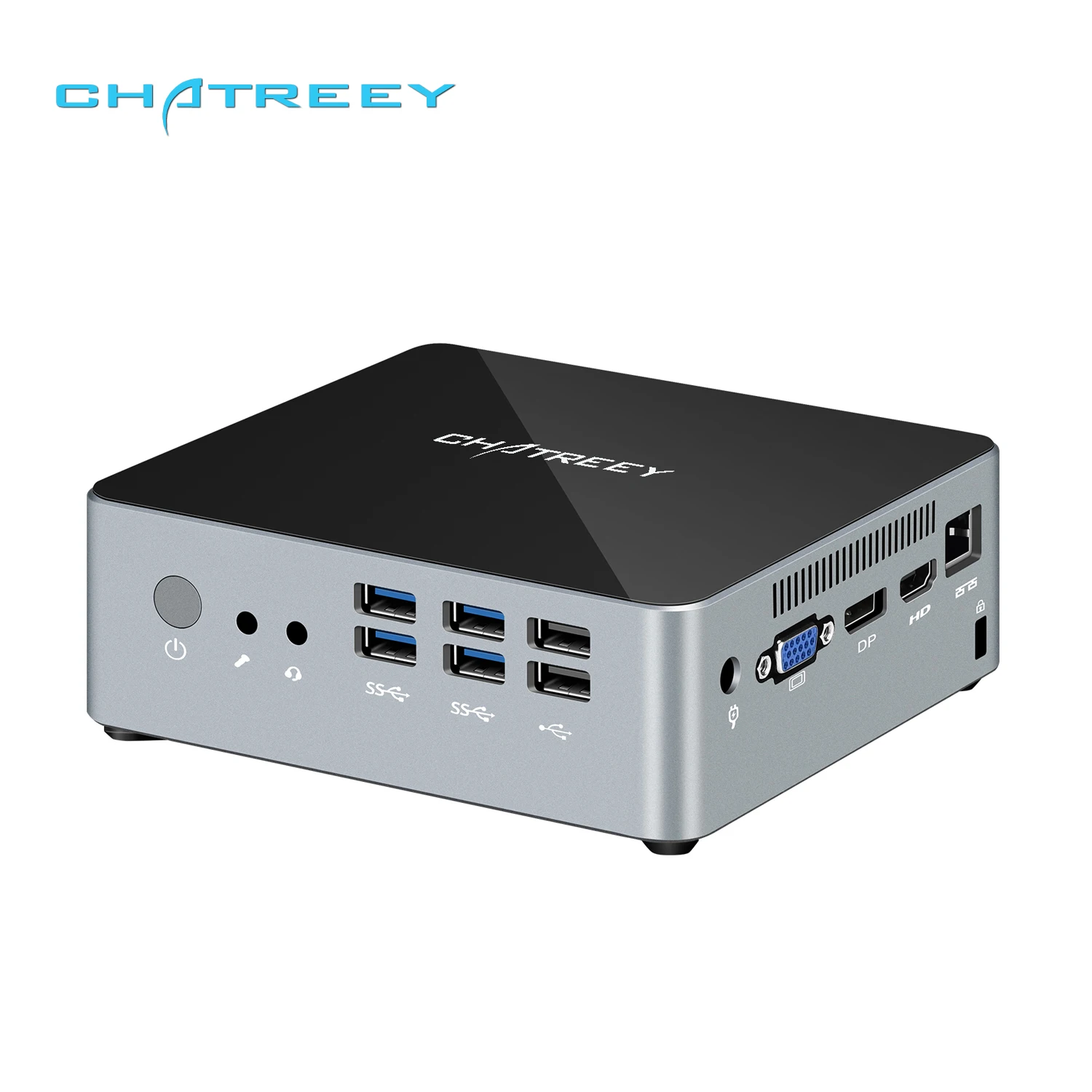 Chatreey mini pc i5 7200u i7 4500u DP VGA HDMI 4k @ 60 HZ triple pantalla windows linux legado HTPC la computadora