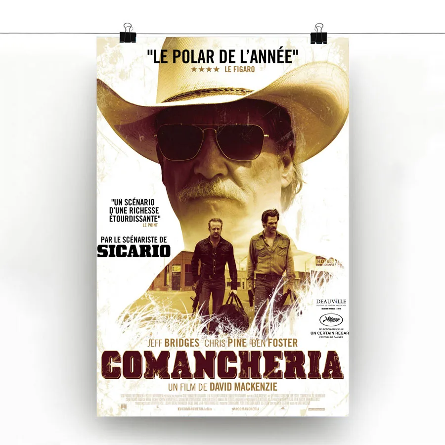 Постеры из фильмов Hell or High Water (2016) холст настенная живопись шелковая картина для