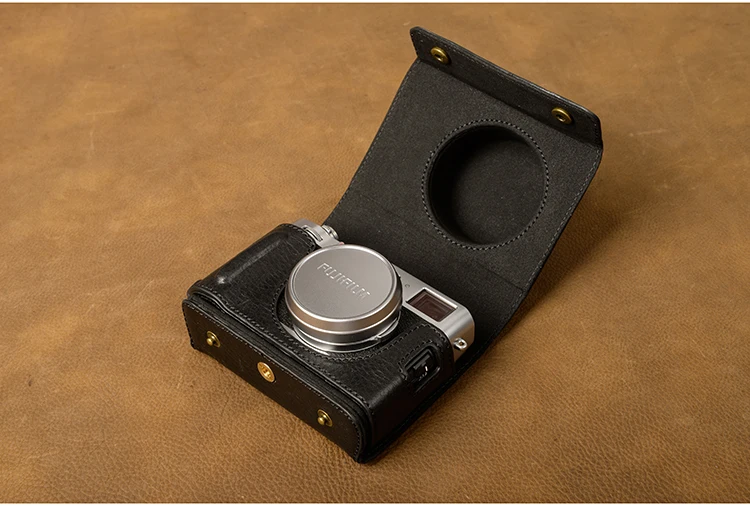 Бренд AYdgcam ручной работы из натуральной кожи чехол для камеры Fujifilm X100F X100-F камера сумка полное покрытие съемный аккумулятор