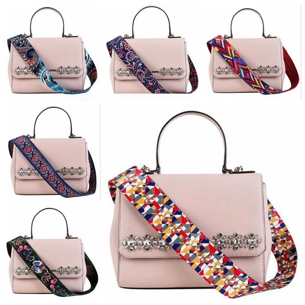 Us 4 09 18 Off Osmond 5x99cm Bag Straps Colorful Shoulder Belts Replacement Detachable Handbag Strap Diy Long Gold Buckle Accessories In