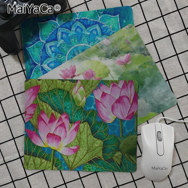 

MaiYaCa Cool New Art lotus Customized laptop Gaming mouse pad Top Selling Wholesale Gaming Pad mouse