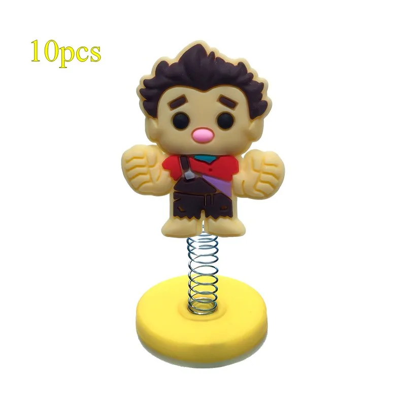 

10pcs Cute Cartoon Standing Dolls Hot Movie Figure PVC Accessories Home Decor DIY Spring Toys Kids Gift Party Gift