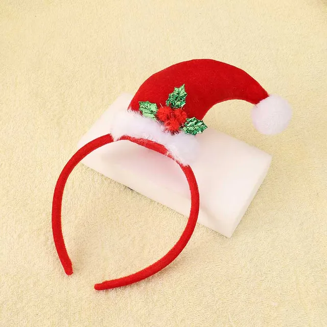 Kids christmas novelty headband hat adults unisex costume hair Santa Claus Headband Headdress Children's girls' gift hair accessories