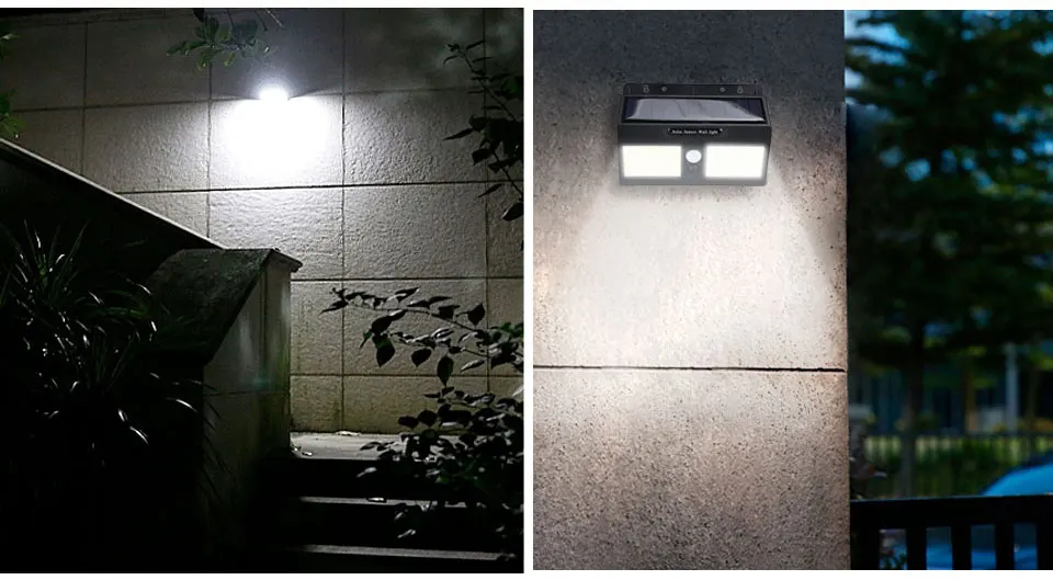 COB LED Outdoor Solar Light PIR Motion Sensor LED Solar Garden Light  (11)
