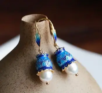 

Qin Xiangge funkia handmade natural freshwater pearl peony Ling Shan Bu Yao Han bride Fazannoble lady's CZ Luxury Ms. girl