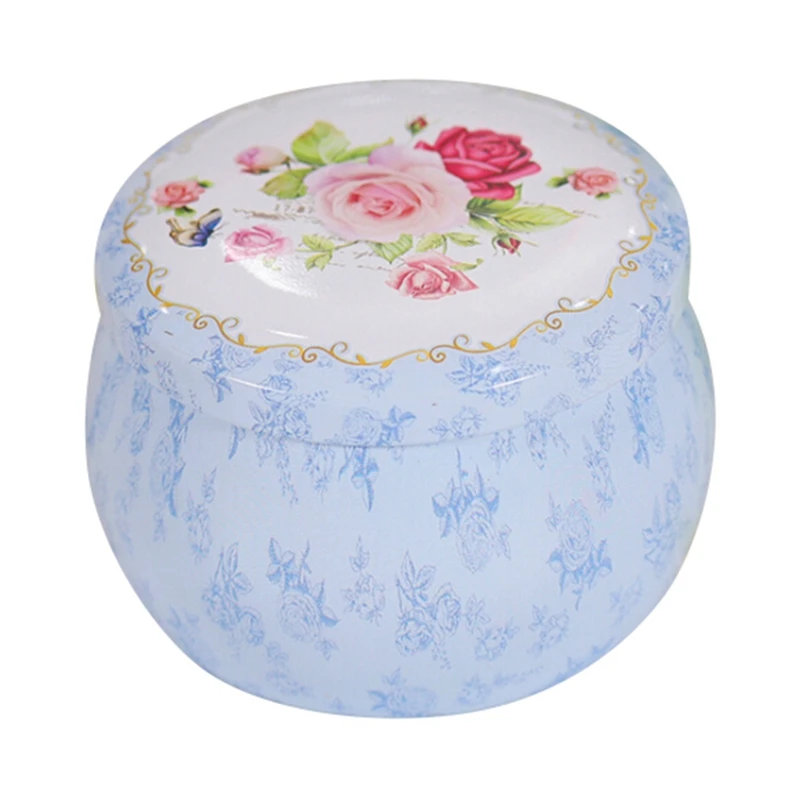 

Multifunction Food Sealed Cans Large Flower Tea Cans Candy Box Biscuit Cans Storage Box