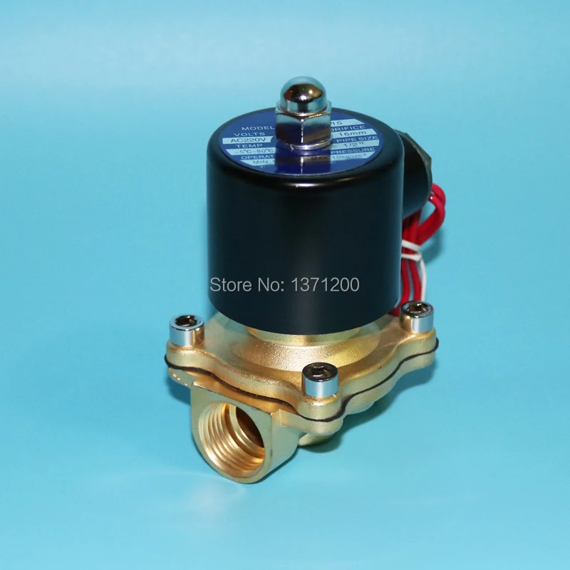

1piece Normally open 220V AC 1" Electric Solenoid Valve Water Air Brand New