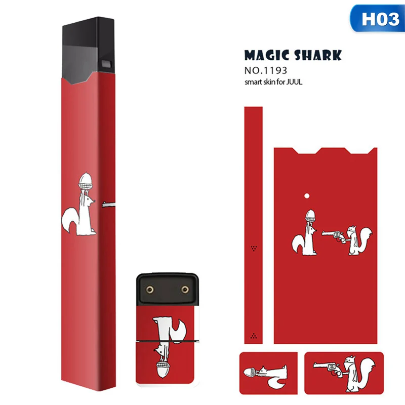 

Colorful Sticker For Juul Pattern 2.5D Stereo Film Sticker 3M Adhesive Printing Label Fashion Skin For Juul Case