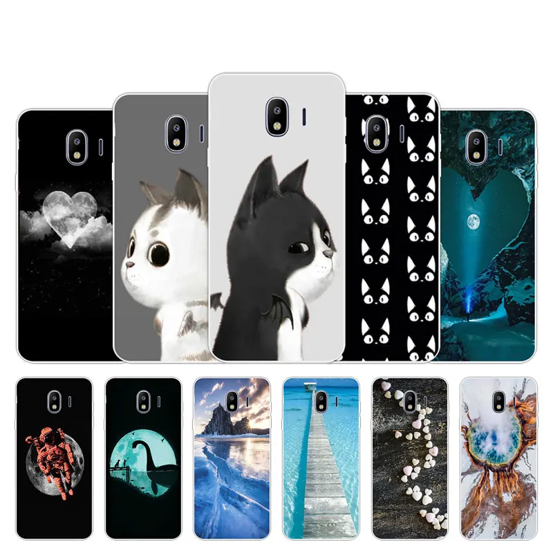 

Ultrathin Case for Samsung Galaxy J4 2018 EU 5.5" For Galaxy J400 SM-J400F Soft TPU Matte Cover Mog Design Silicon Coque