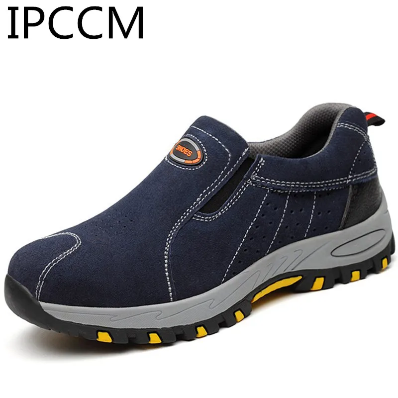 

2019 Fashion Spring And Autumn High Quality Breathable Non-slip Casual Men's Safety Tooling Shoes Soft And Comfortable