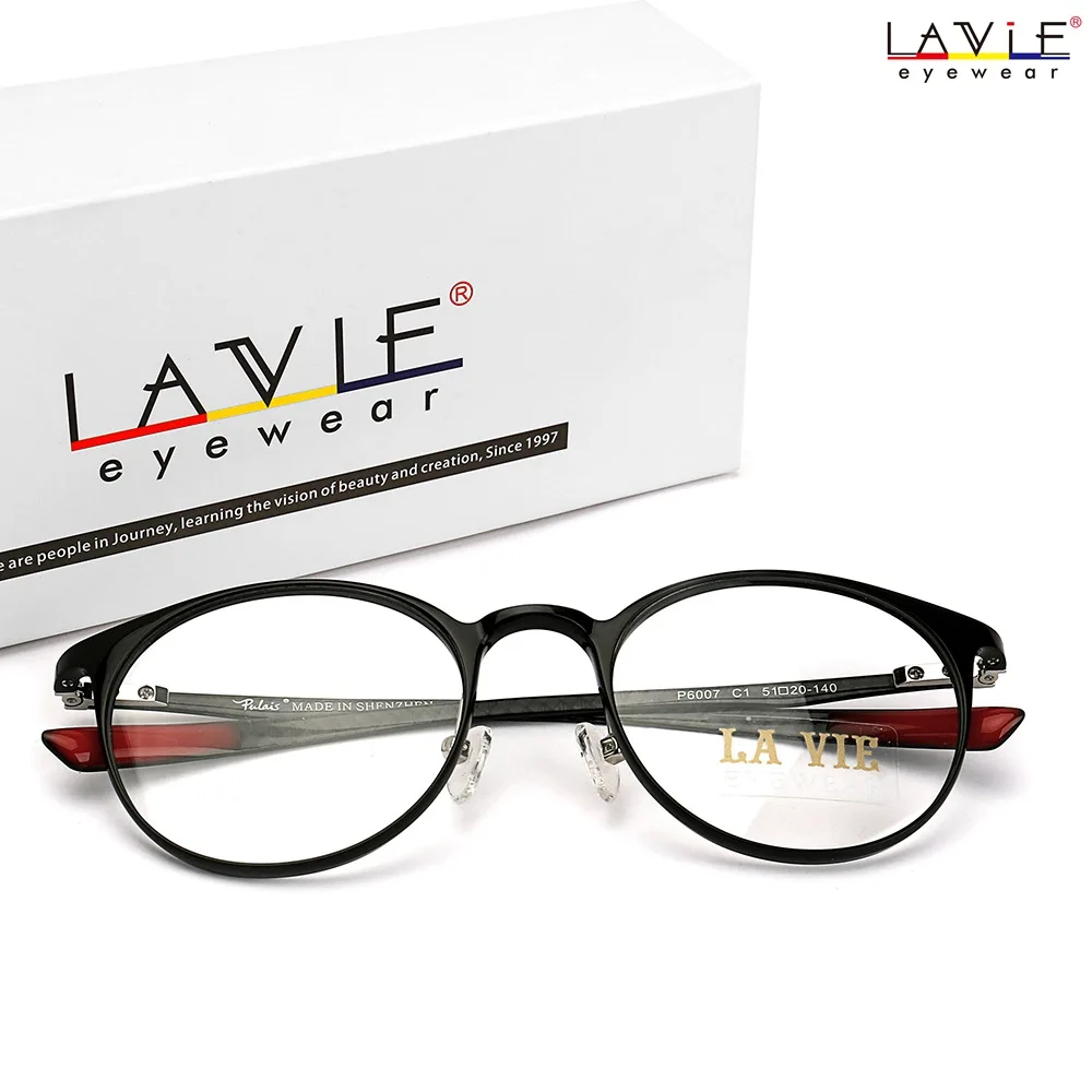 

2018 New Design Handmade Carbon Fiber Male Frame Round Eye Glasses Light Flexible Female Eyeglasses Frame for Myopia Glass 9001