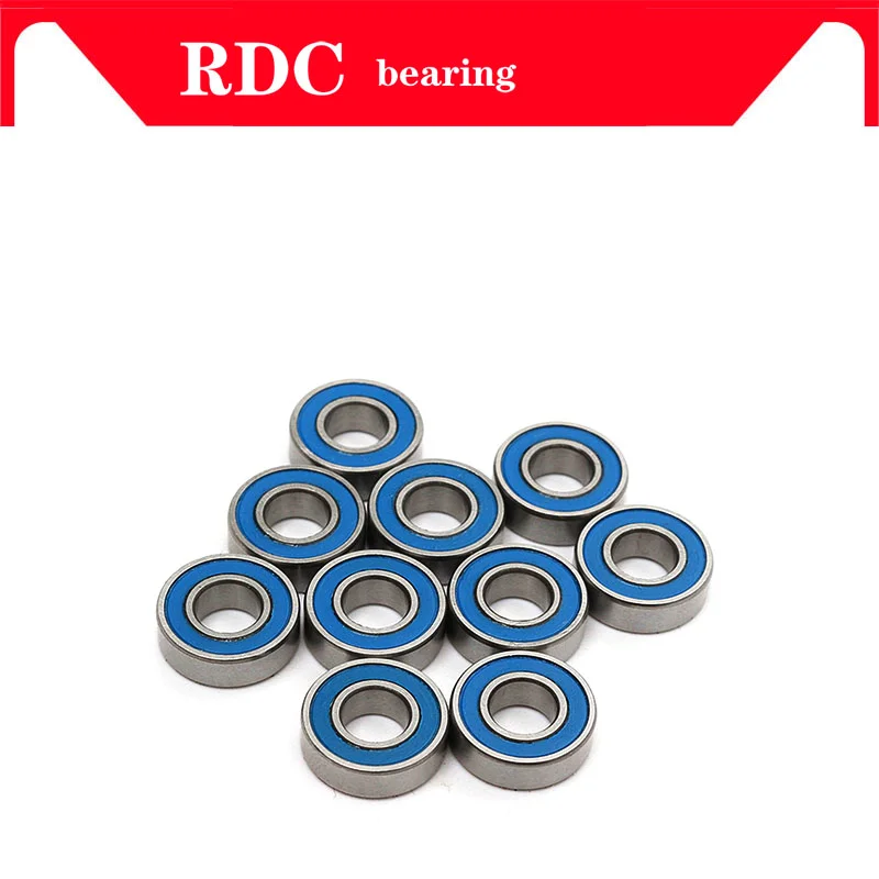 10 шт. ABEC 5 MR84 2RS RS MR84RS 4x8x3 мм синий резиновый герметичный миниатюрный
