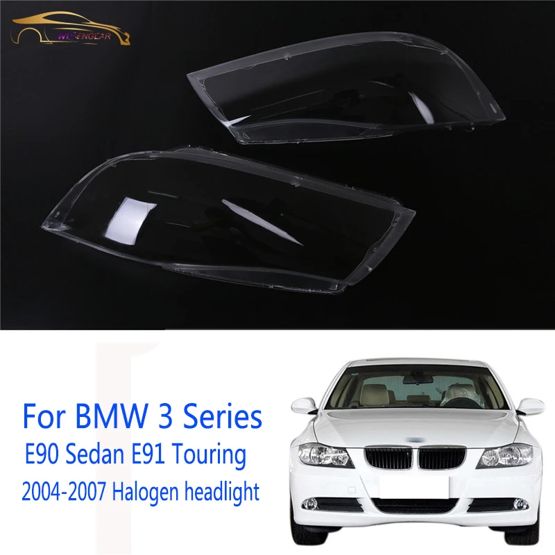 WISENGEAR Halogen HeadLight Dust Cover Plastic Lens Head Lamp Light